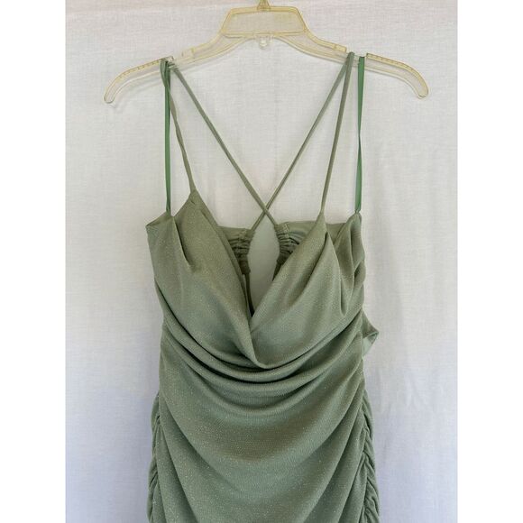 Windsor Prom/Formal/Bridesmaid Dress, Sage Green Size 3/4? Long, Open Back - Picture 9 of 11